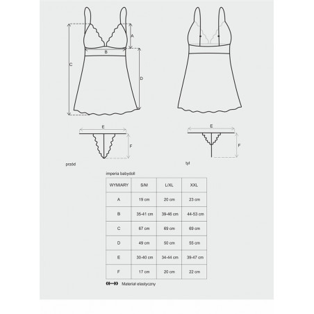 Idillia babydoll & thong