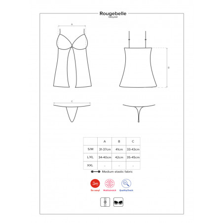 Rougebelle babydoll & perizoma