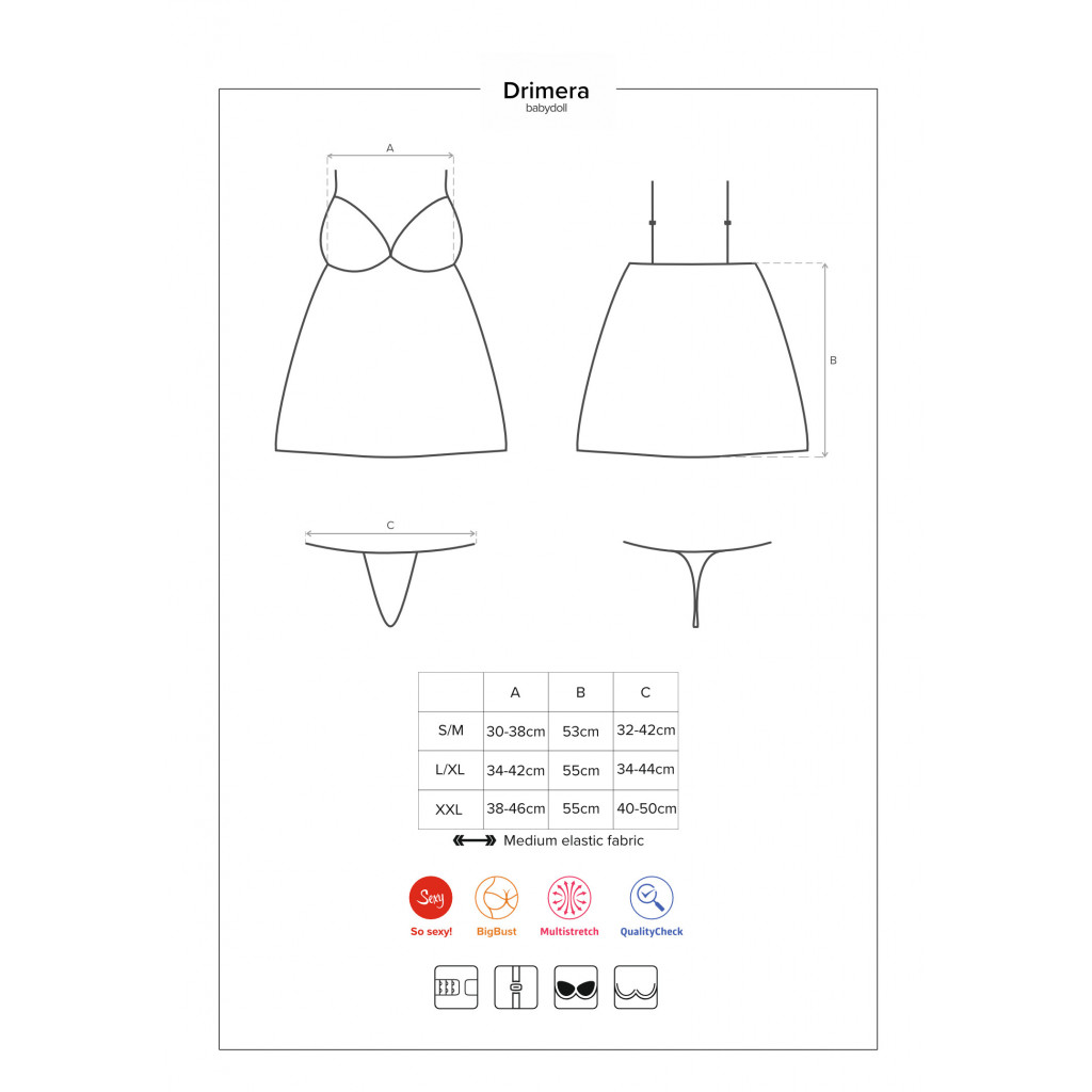 Drimera babydoll & perizoma