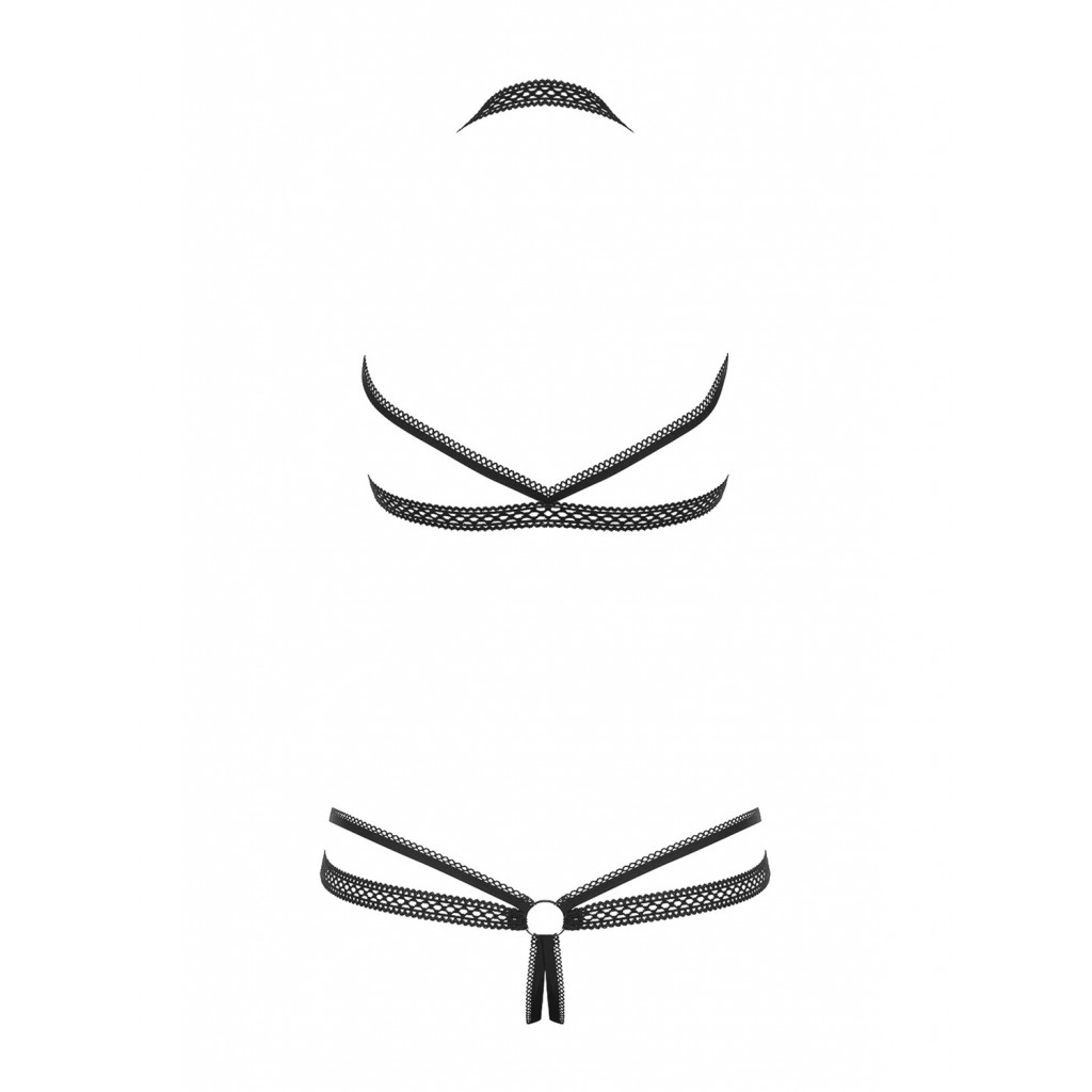 Darkie crotchless teddy