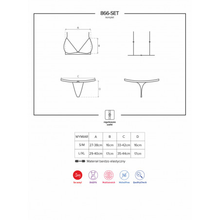 866 set 2 pcs