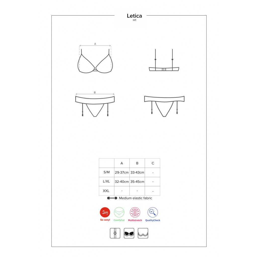 Letica completo intimo sexy