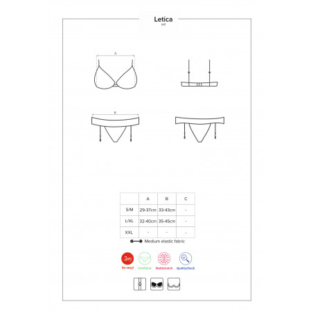 Letica completo intimo sexy