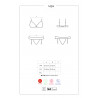 Letica completo intimo sexy