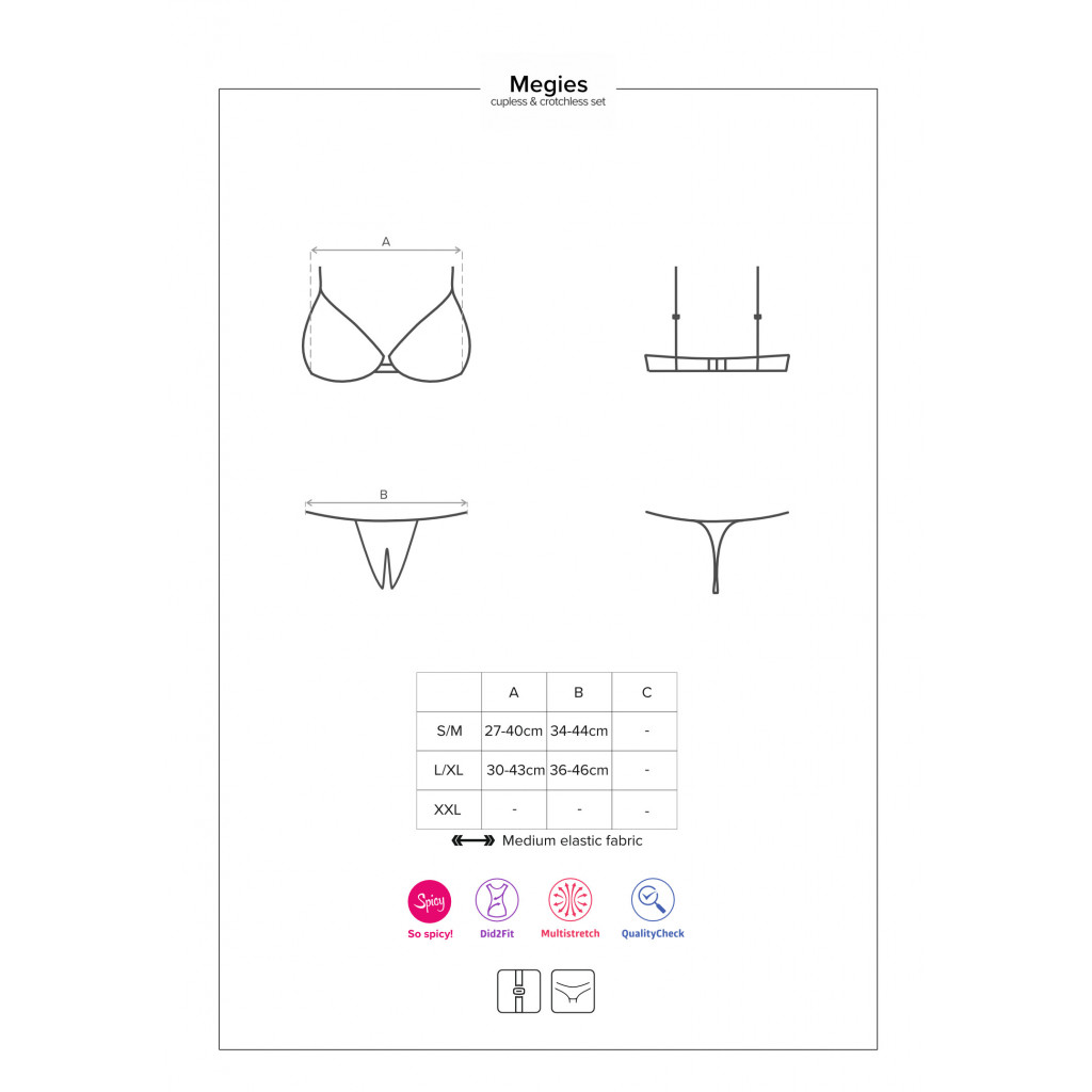 Megies completo intimo sexy