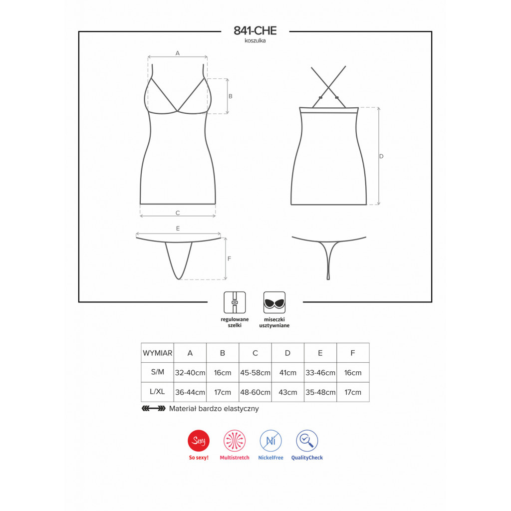 841 chemise & perizoma