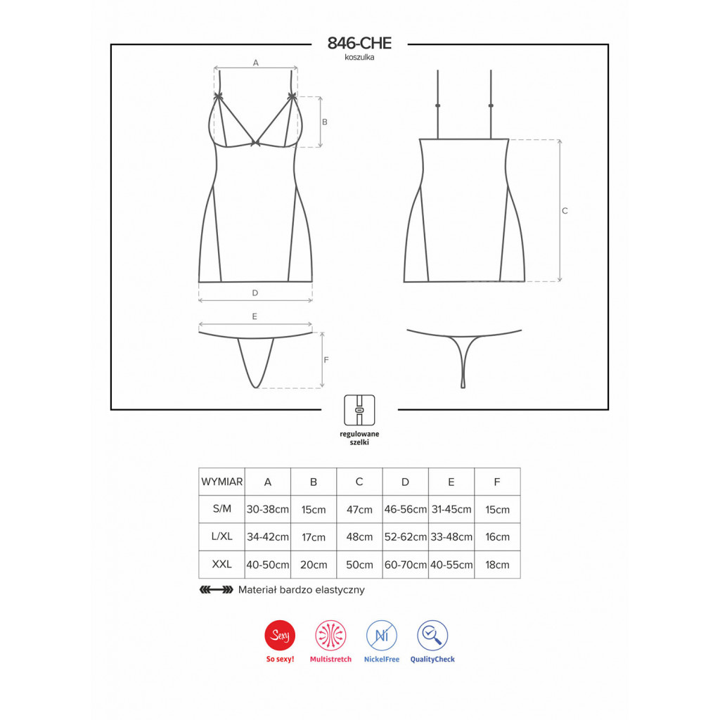 846 chemise & perizoma