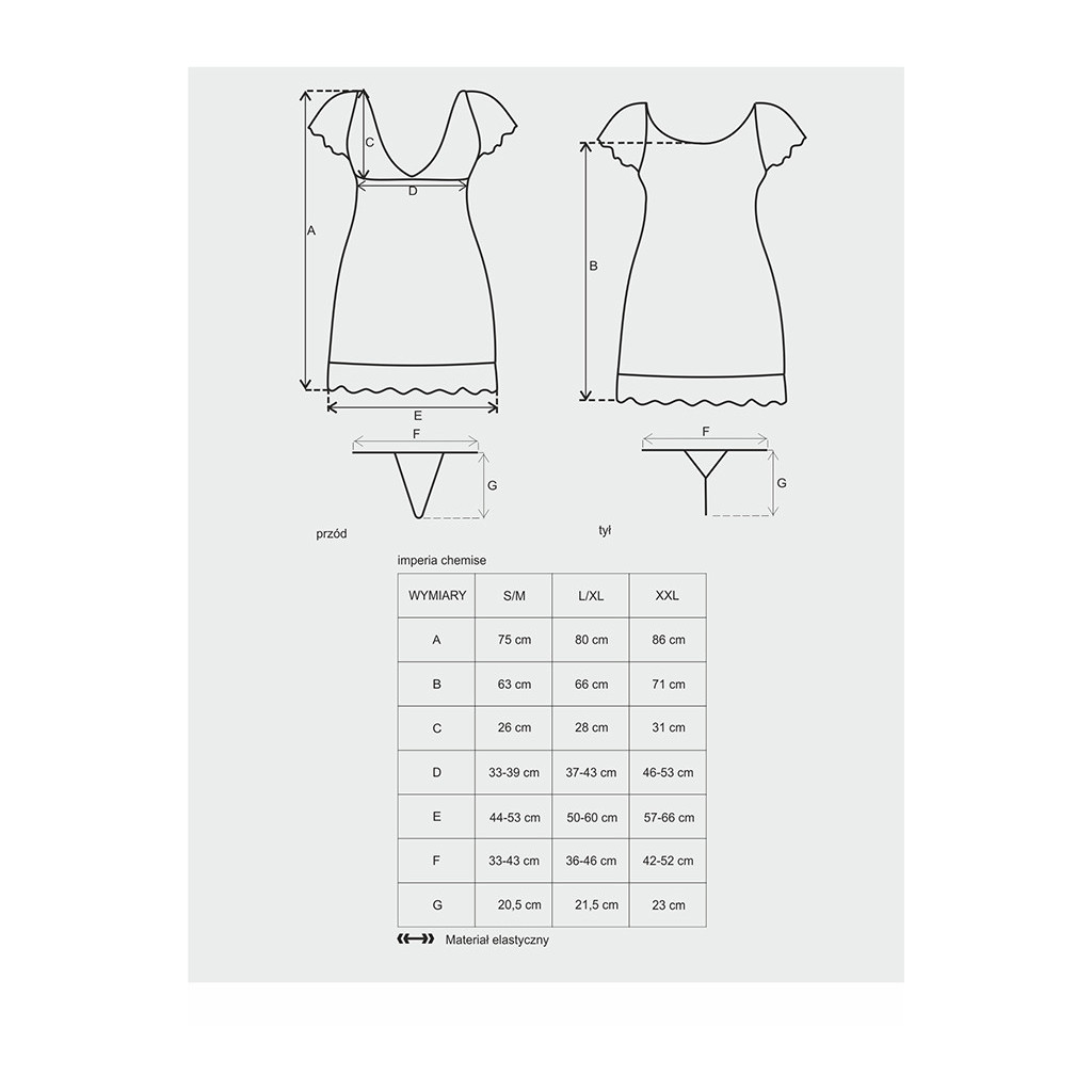 Idillia chemise & perizoma