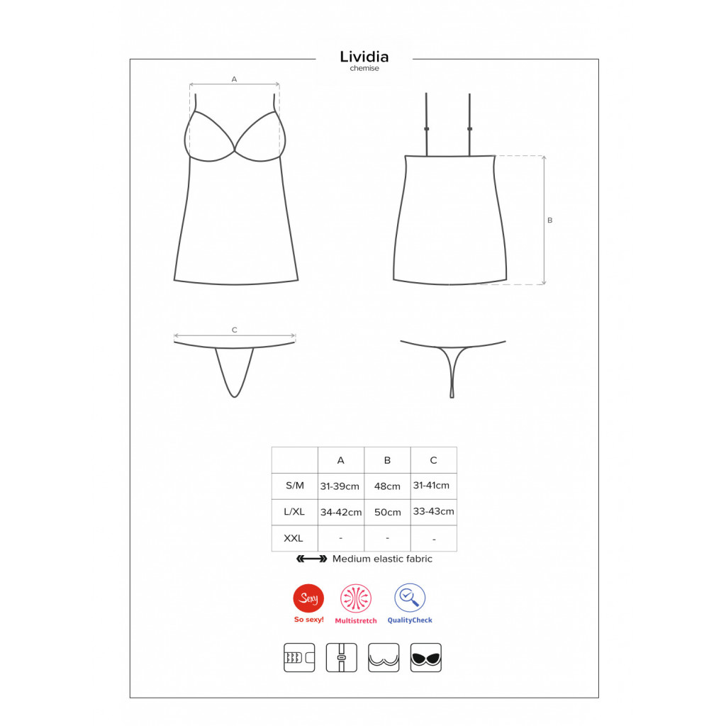 Lividia chemise & perizoma