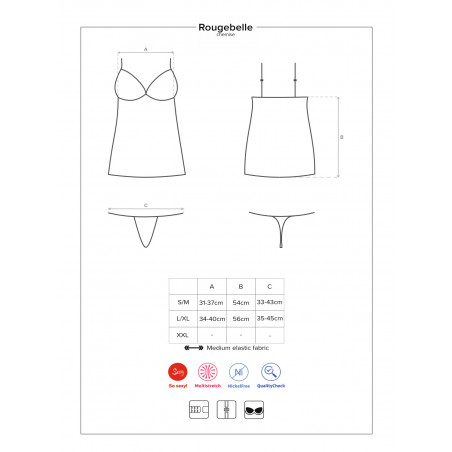 Rougebelle chemise & thong