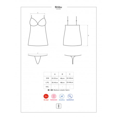 Shibu chemise & thong
