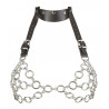 Reggiseno pelle e metallo