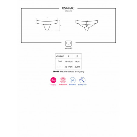 854 crotchless panties