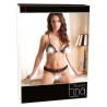 Set reggiseno e perizoma con coppe aperte