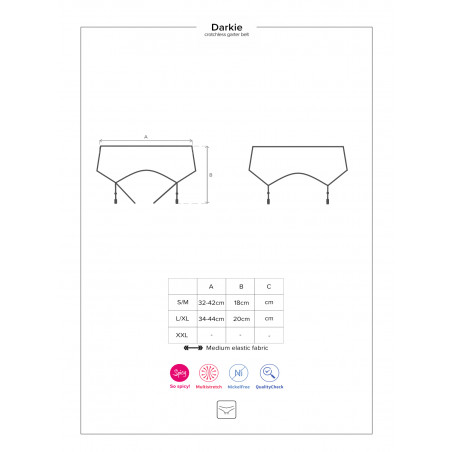 Darkie garter belt
