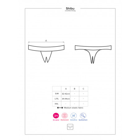 Shibu Crotchless Thong