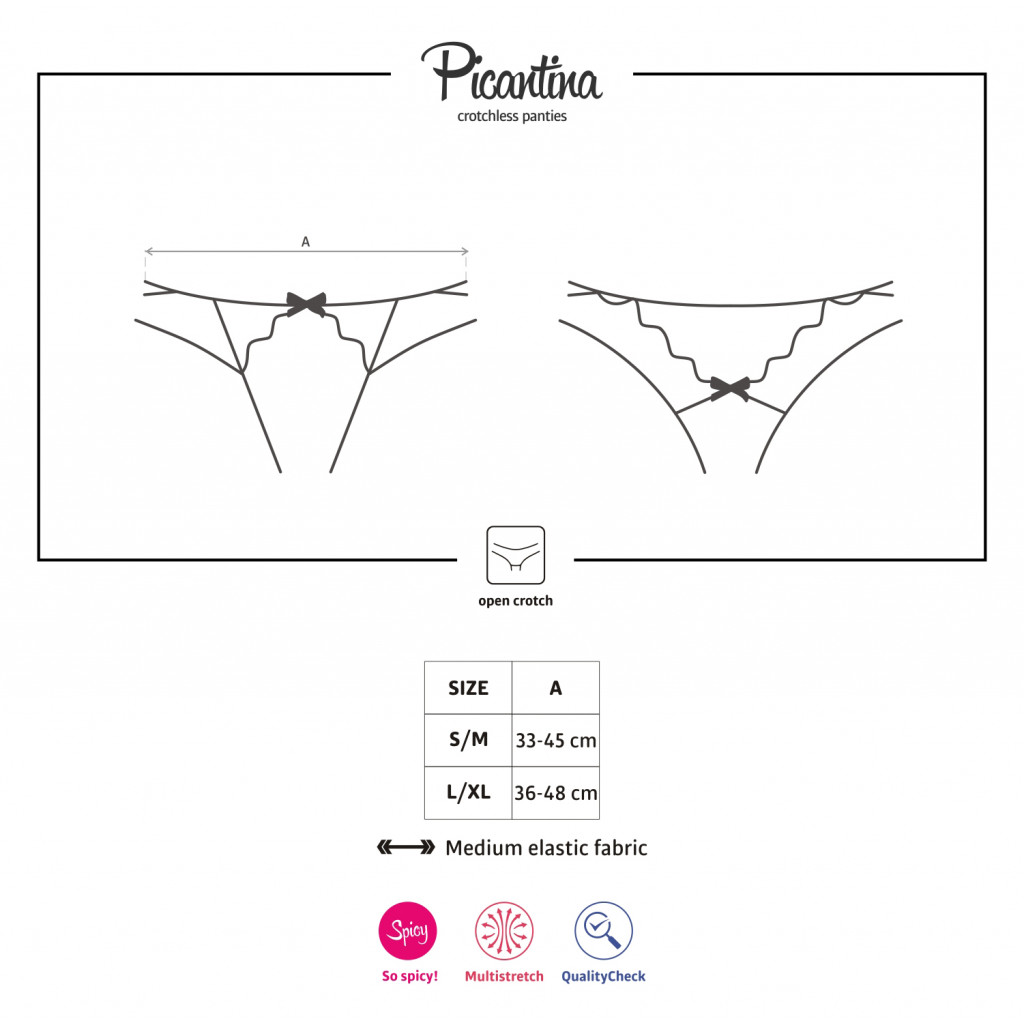 Picantina Crotchless Thong
