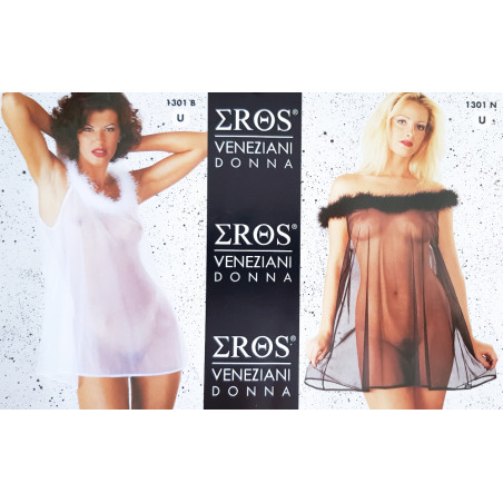 Babydoll Trasparente Bianco