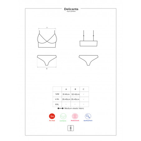 Delicanta top & panties
